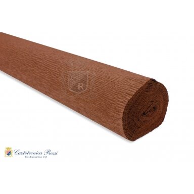 Бумага креповая флористическая 50cмx2,5м 180 г/м2 №568 Testa di Moro Brown