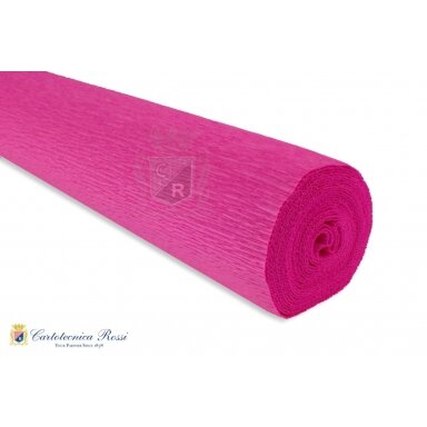 Бумага креповая флористическая 50cмx2,5м 180 г/м2 №570 Intense Fuchsia