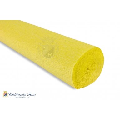 Бумага креповая флористическая 50cмx2,5м 180 г/м2 №575 Lemon Yellow