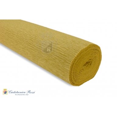 Бумага креповая флористическая 50cмx2,5м 180 г/м2 №579 Yellow Mustard