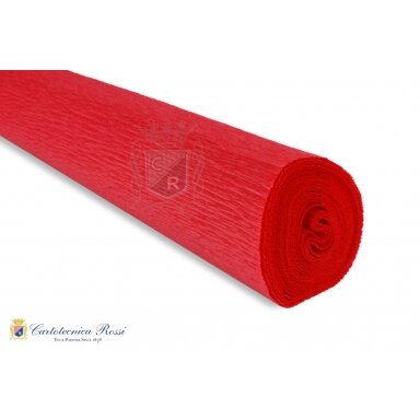 Бумага креповая флористическая 50cмx2,5м 180 г/м2 №580 Red Orange