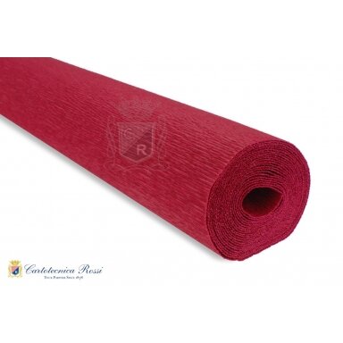 Бумага креповая флористическая 50cмx2,5м 180 г/м2 №586 Carminic Red