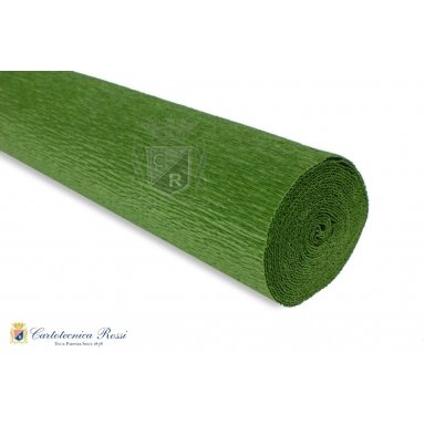 Бумага креповая флористическая 50cмx2,5м 180 г/м2 №591 Leaf Green
