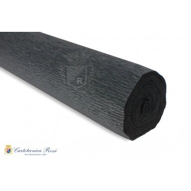 Бумага креповая флористическая 50cмx2,5м 180 г/м2 №602 Black