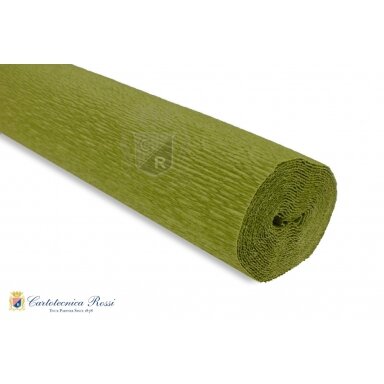 Бумага креповая флористическая 50cmx2,5m 180 g/m2 Nr.612 Antigue Green Earth