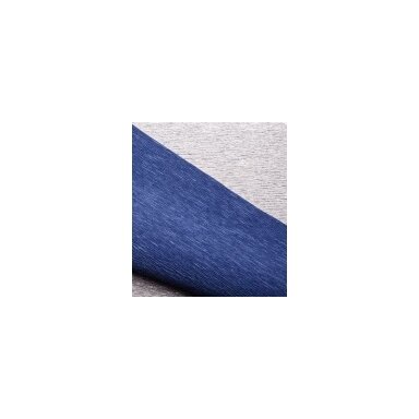 Florist Metalized Crepe Paper in roll 50cmx2,5m 180 g No.802/6 Silver Blue