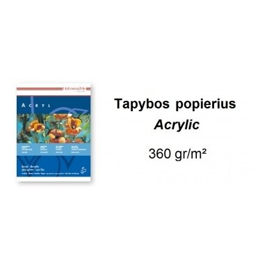 Popierius tapybai Hahnemhule Acrylic 360 g/m², 50*65 cm