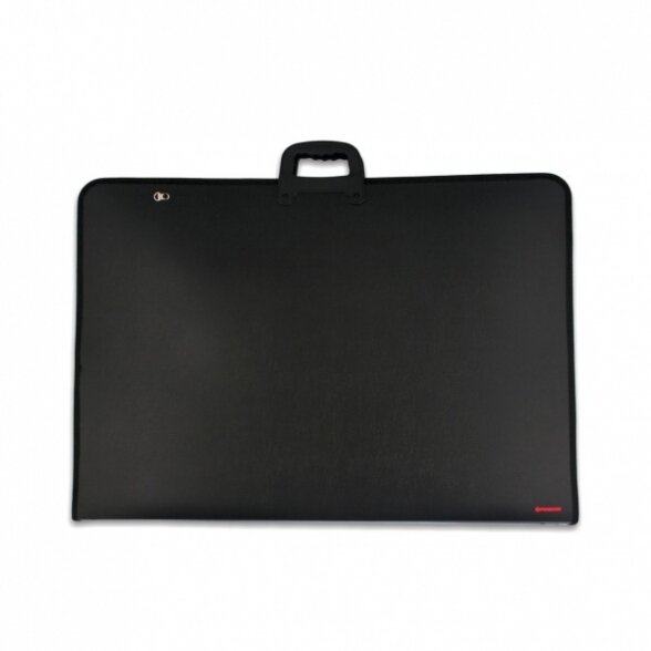 Portfelis plastikinis Penmate A3 PP-422 L 54x38x4 cm, juodos spalvos Portfelis plastikinis Penmate A3 PP-422 L 54x38x4 cm, juodos spalvos