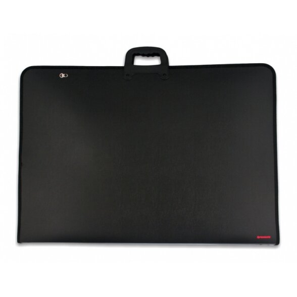 Portfelis plastikinis Penmate PP-421L 73x53x4 cm, juodos spalvos Portfelis plastikinis Penmate PP-421L 73x53x4 cm, juodos spalvos