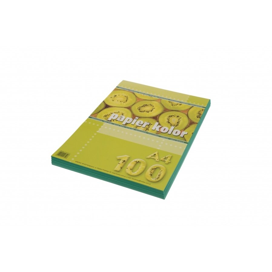 Popierius spalvotas Kreska A4 100 lapų 80 g/m2 tamsiai žalios spalvos Popierius spalvotas Kreska A4 100 lapų 80 g/m2 tamsiai žalios spalvos