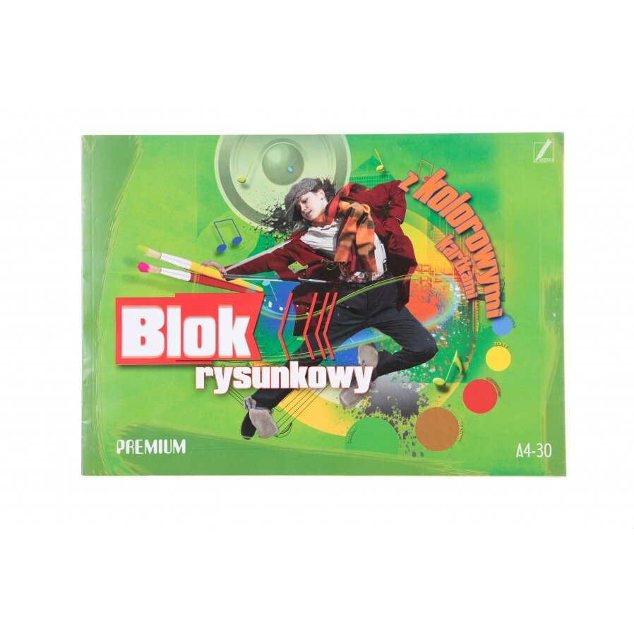 Popierius spalvotas Kreska dvipusis Premium A4 30 lapų
