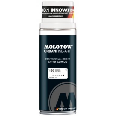 Аэрозольная акриловая краска Molotow Urban Fine-Art 400 мл 160 signal white