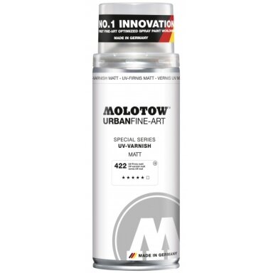 Аэрозольный лак Molotow Urban Fine-Art clear color 400 ml 422 matt Аэрозольный лак Molotow Urban Fine-Art clear color 400 ml 422 matt