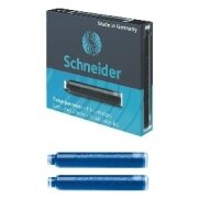 Чернильные картриджи для перьевых ручек Schneider набор 6 шт. чернила синие Чернильные картриджи для перьевых ручек Schneider набор 6 шт. чернила синие