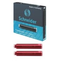 Чернильные картриджи для перьевых ручек Schneider набор 6 шт. чернила красные Чернильные картриджи для перьевых ручек Schneider набор 6 шт. чернила красные