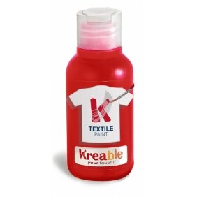 Dažai tekstilei Toy Color 100 ml raudonos spalvos (Carmine Red)