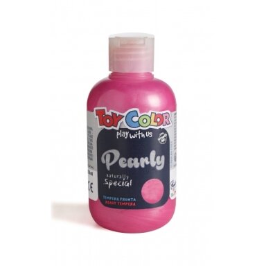 Guašas Toy Color 250 ml puikiai plaunamas perlamutro rausvai raudonos spalvos (Pearly Magenta) Guašas Toy Color 250 ml puikiai plaunamas perlamutro rausvai raudonos spalvos (Pearly Magenta)