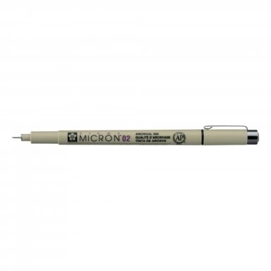Rapitografas Sakura Pigma Micron (02) 0,3 mm juodas