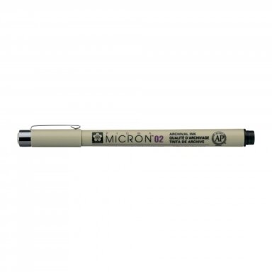 Rapitografas Sakura Pigma Micron (02) 0,3 mm juodas