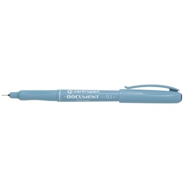 Rašiklis Centropen Document Liner 0,1 mm mėlynas