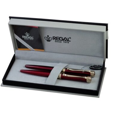 Set of pens  Regal Charles red (RE36PD)