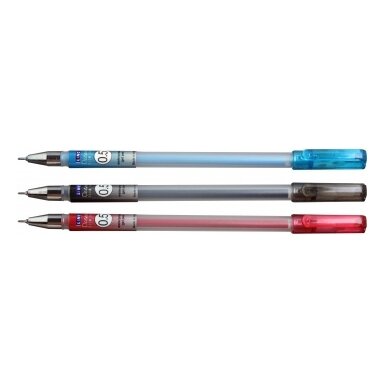 Gelinis rašiklis Linc Trim 0,5 mm raudonas