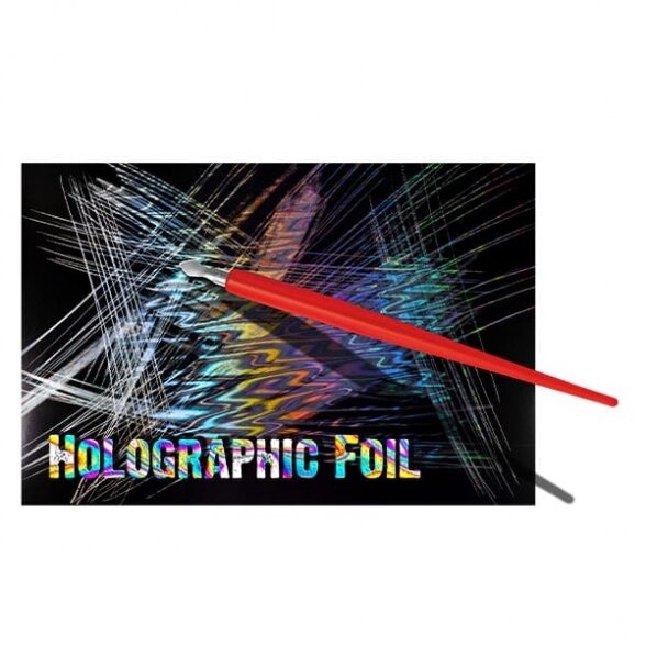 Raižymo popierius Essdee Holographic 305x229 mm 10 vnt Raižymo popierius Essdee Holographic 305x229 mm 10 vnt