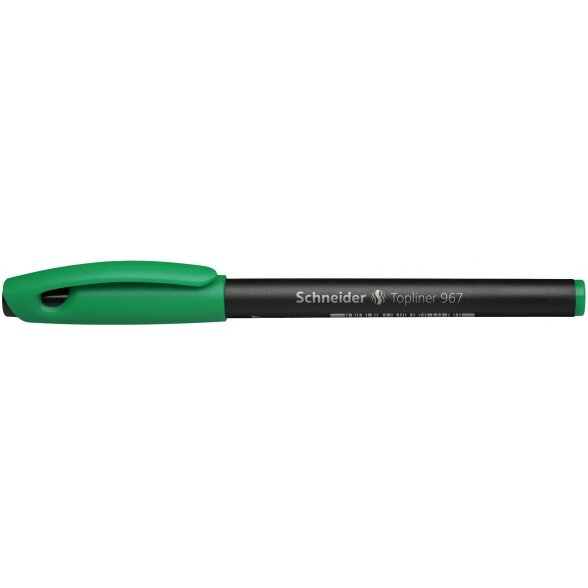 Линер Schneider Topliner 967 0.4 мм чернила зеленые