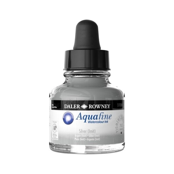 Aquafine Watercolour Ink 29.5 ml Silver (Imitation)