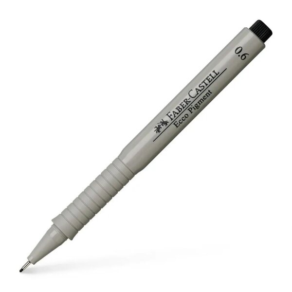 Faber-Castell - Ecco Pigment Fineliner, 0.6 mm, black Faber-Castell - Ecco Pigment Fineliner, 0.6 mm, blac