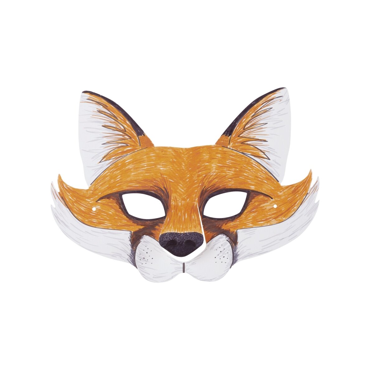 Rinkinys Folia 6-jų skirtingu vaikiškų kaukių, FOREST ANIMALS 4