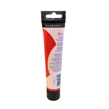 Akriliniai dažai dailei Daler-Rowney Simply 75 ml ryškiai raudonas
