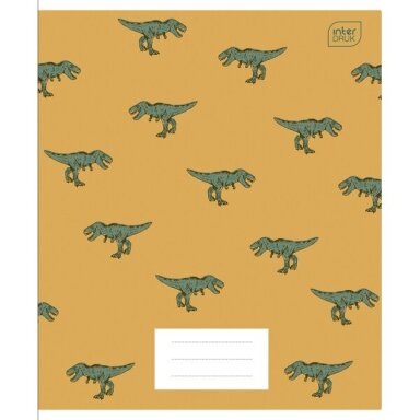 Тетрадь школьная Interdruk Dino, 12 листов, клетка Тетрадь школьная Interdruk Dino, 12 листов, клетка