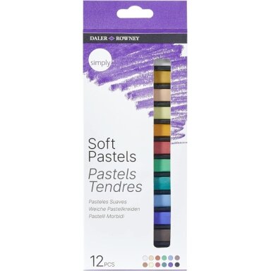 Пастель сухая в наборе Daler-Rowney Simply 12 цветов Пастель сухая в наборе Daler-Rowney Simply 12 цветов