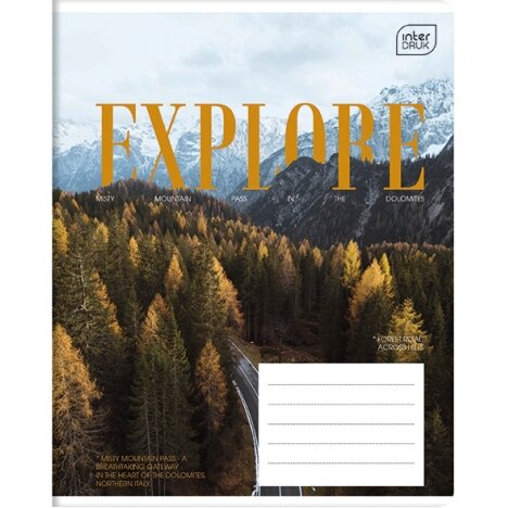 Notebook Interdruk NATURE 3, 48 sheets, cell 1