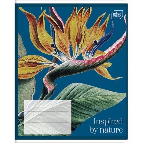 Notebook Interdruk BOTANIQUE, 60 sheets, line 2