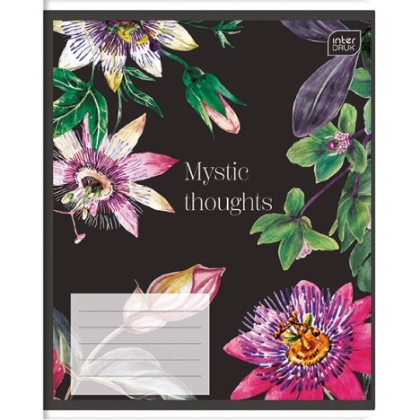 Notebook Interdruk BOTANIQUE, 60 sheets, line 3