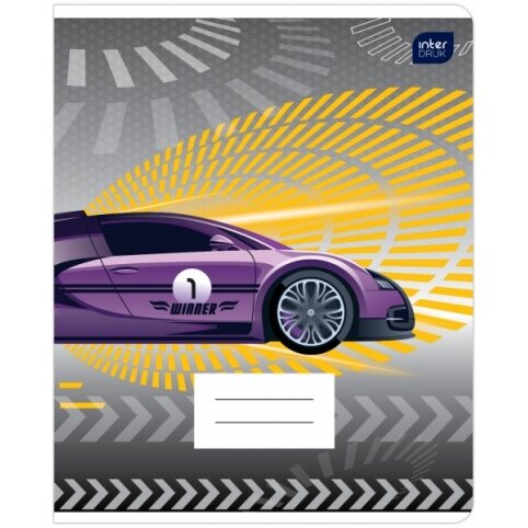 Sąsiuvinis Interdruk 12 lapų langeliais PETS/CARS 1 Sąsiuvinis Interdruk 12 lapų langeliais PETS/CARS 1