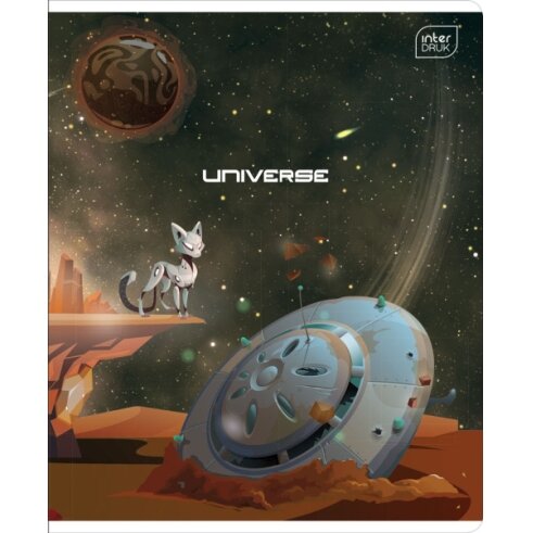 Sąsiuvinis Interdruk 12 lapų langeliais Fantasy 3 Sąsiuvinis Interdruk 12 lapų langeliais Fantasy 3