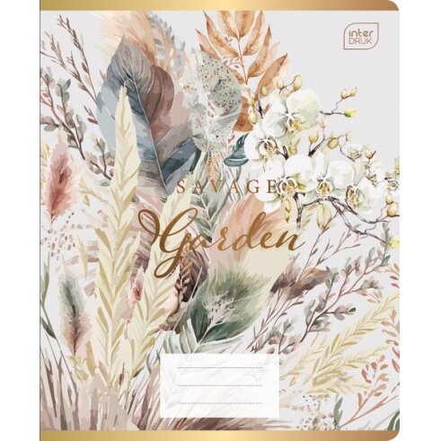 Notebook Interdruk Botanique 2, 96 sheets, cell 1 Notebook Interdruk Botanique 2, 96 sheets, cell 1