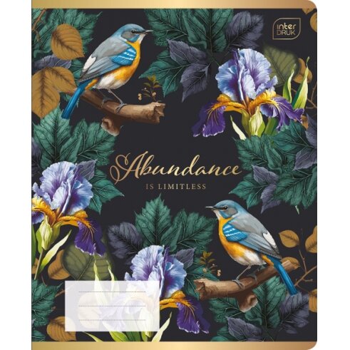 Notebook Interdruk Botanique 2, 96 sheets, cell 2 Notebook Interdruk Botanique 2, 96 sheets, cell 2