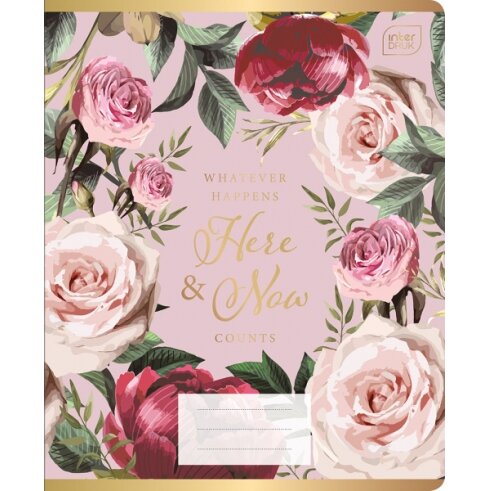 Notebook Interdruk Botanique 2, 96 sheets, cell 3 Notebook Interdruk Botanique 2, 96 sheets, cell 3