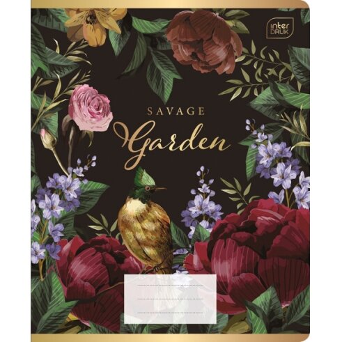 Notebook Interdruk Botanique 2, 96 sheets, cell Notebook Interdruk Botanique 2, 96 sheets, cell
