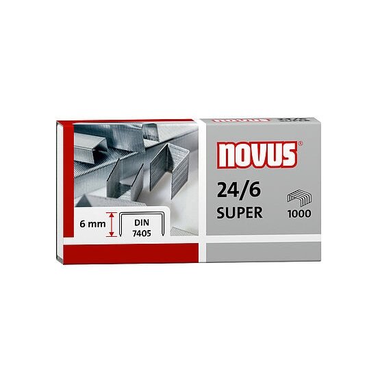 Sąkabos Nr.24/6 SUPER, 1000vnt. NOVUS Sąkabos Nr.24/6 SUPER, 1000vnt. NOVUS