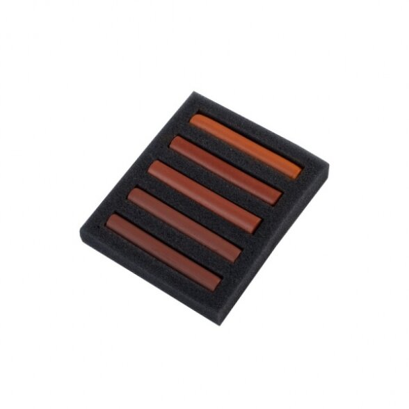 Artists' graphic materials set Ladoga, sanguine, 3 colours, 5 chalk, carton box 1 Artists' graphic materials set Ladoga, sanguine, 3 colours, 5 chalk, carton box 1