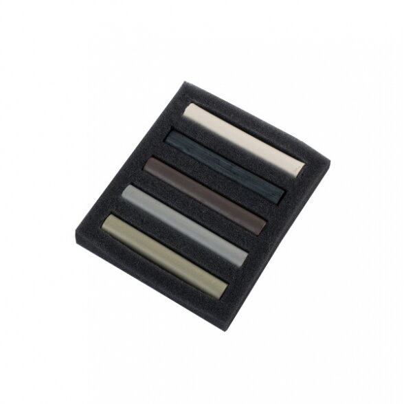 Artists' graphic materials set Ladoga, sauce, 5 colours, 5 chalk, carton box 1 Artists' graphic materials set Ladoga, sauce, 5 colours, 5 chalk, carton box 1