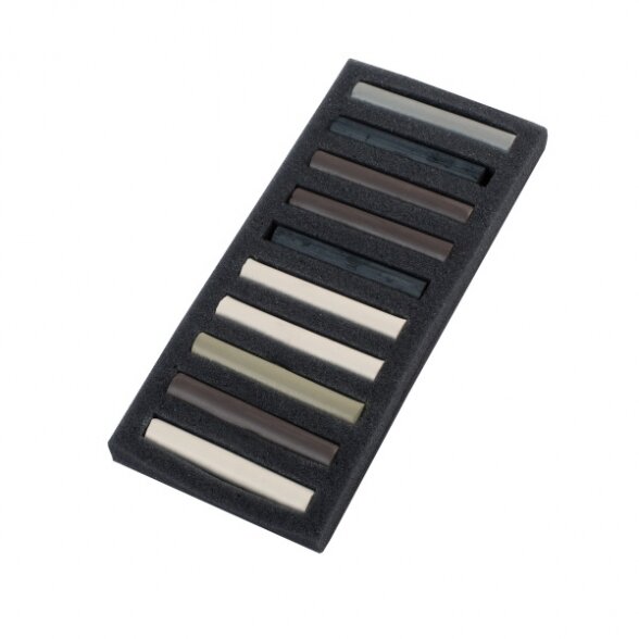 Artists' graphic materials set Ladoga, sauce, 5 colours, 10 chalk, carton box 1 Artists' graphic materials set Ladoga, sauce, 5 colours, 10 chalk, carton box 1
