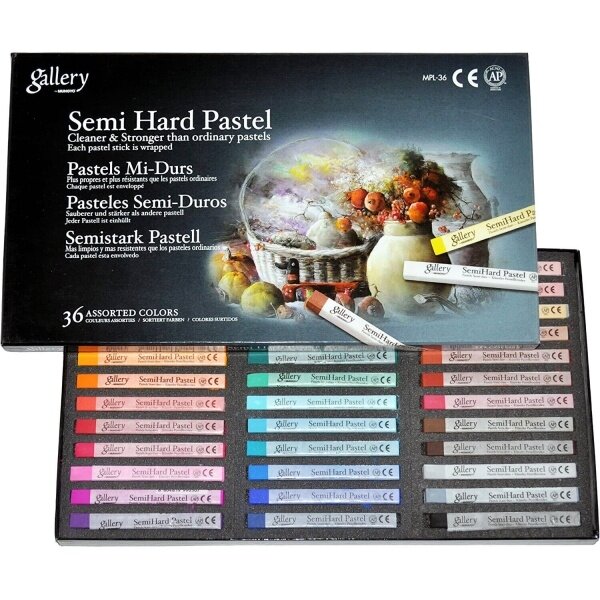 Sausos pastelės rinkinys Mungyo Gallery Semi Hard 36 spalvų