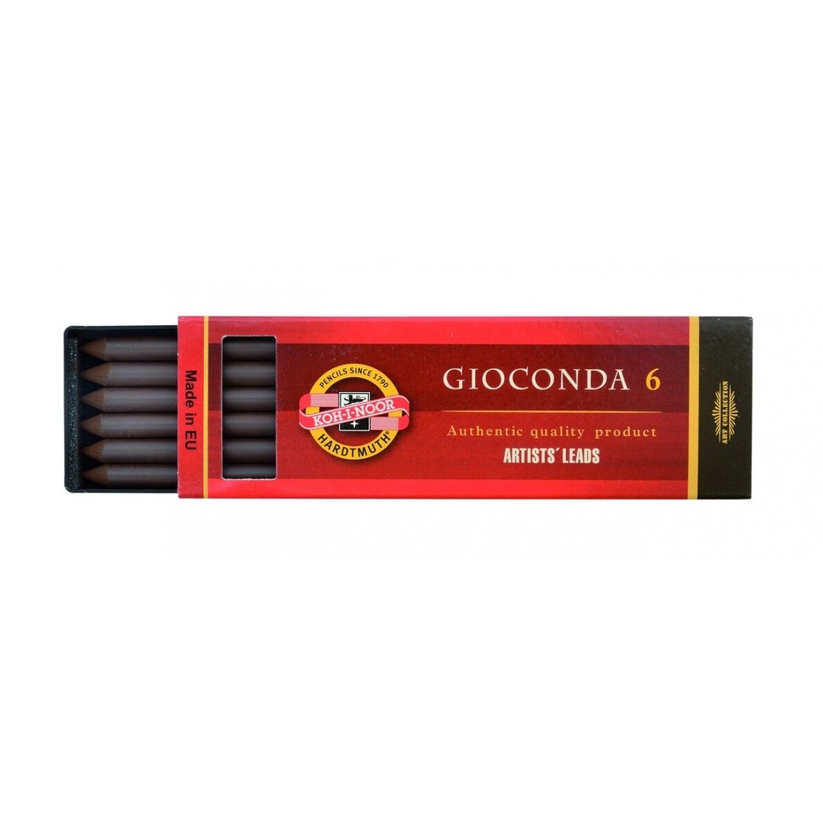 Sepija tamsiai ruda Koh-I-Noor Gioconda dailei 6 vnt.