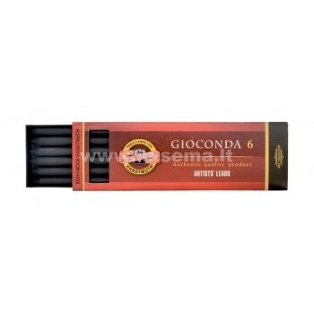 Šerdelių rinkinys piešimui Koh-I-Noor Gioconda 4869 II, 5,6 mm
